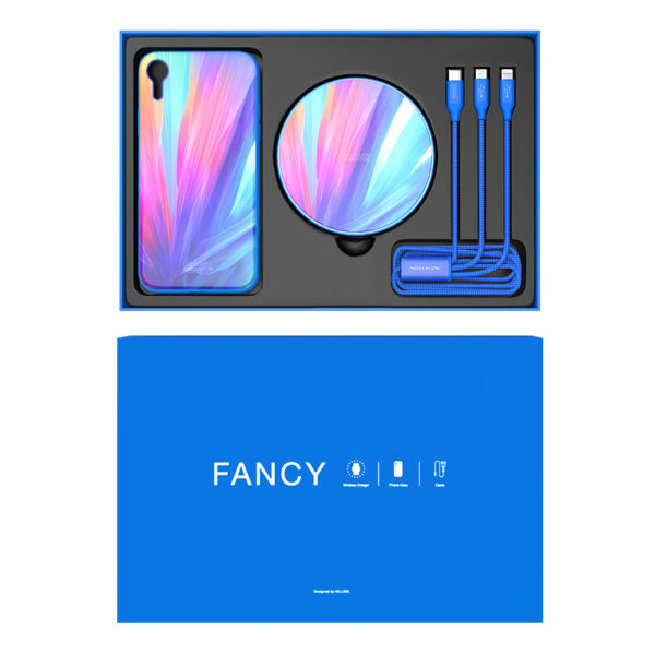 Nillkin - 3 in 1 cadeaupakket/giftset - iPhone XS Max - Blauw