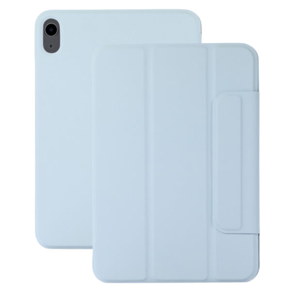 Lunso iPad 11 inch (2025) A16 - Tri-Fold Bookcase hoes - Lichtblauw
