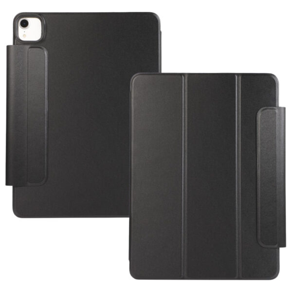 Lunso iPad Air 13 inch (2024/2025) - Tri-Fold Bookcase hoes - Zwart