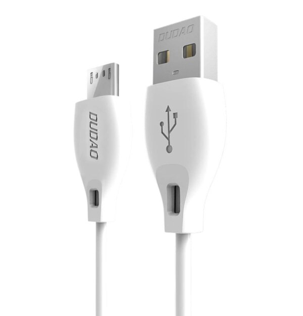 Dudao USB naar Micro USB oplader - Oplaadkabel - Datakabel - 1 Meter - Wit