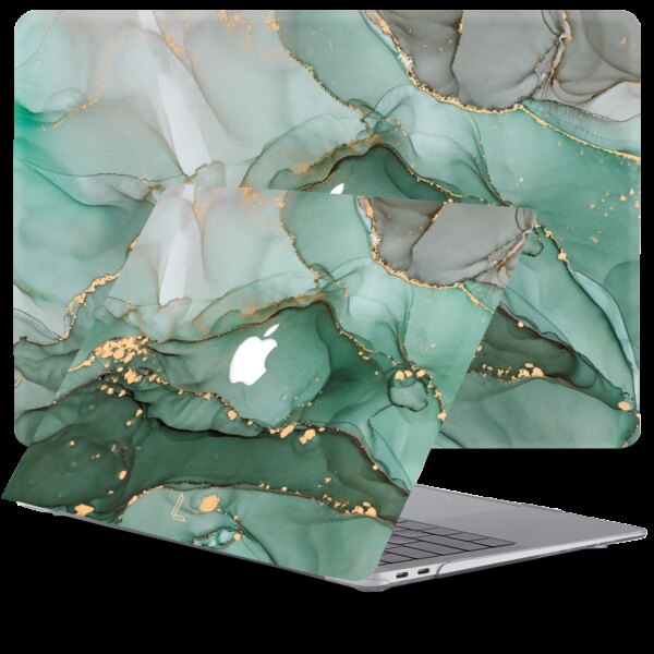 Lunso MacBook Air 13 inch (2010-2017) cover hoes - case - Green Maeve