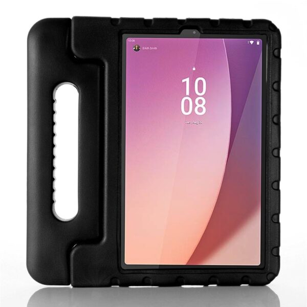 Lunso - Lenovo Tab M9 (9 inch) - EVA Schokbestendige Kinderhoes met handvat - Zwart