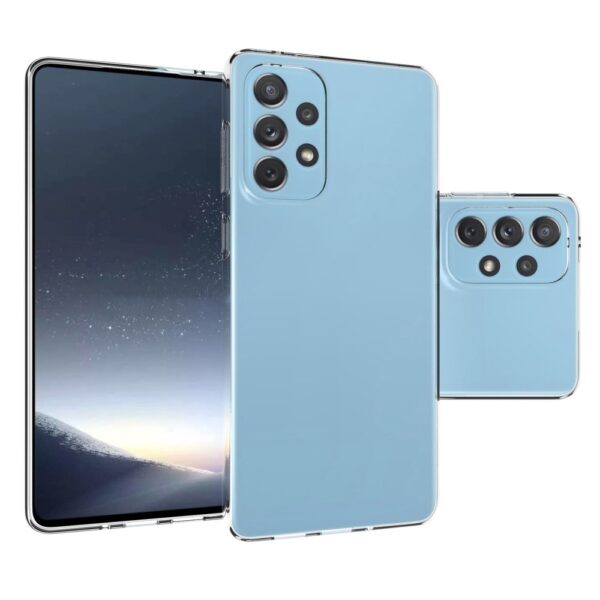 Lunso - Samsung Galaxy A73 5G - TPU Backcover hoes - Transparant