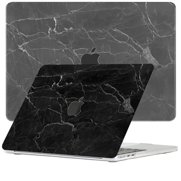 Lunso MacBook Air 13 inch (2022-2025) cover hoes - case - Marble Shire