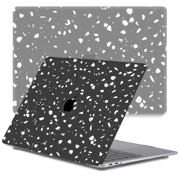 Lunso MacBook Pro 13 inch M1/M2 (2020-2022) cover hoes - case - Terrazzo Bergamo