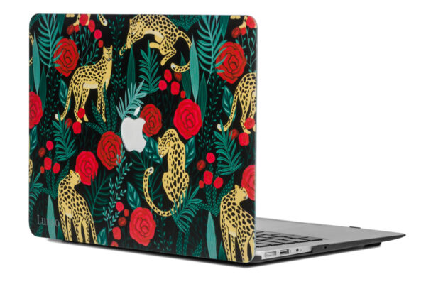 Lunso MacBook Pro 13 inch (2012-2015) cover hoes - case - Leopard Roses