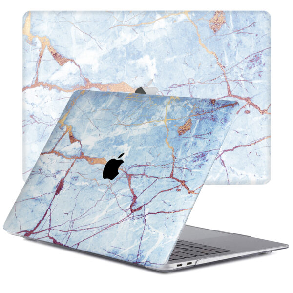 Lunso MacBook Air 13 inch M1 (2020) cover hoes - case - Marble Zelda