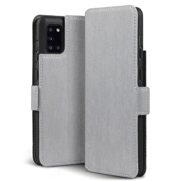 Qubits - slim wallet hoes - Samsung Galaxy A31 - Grijs