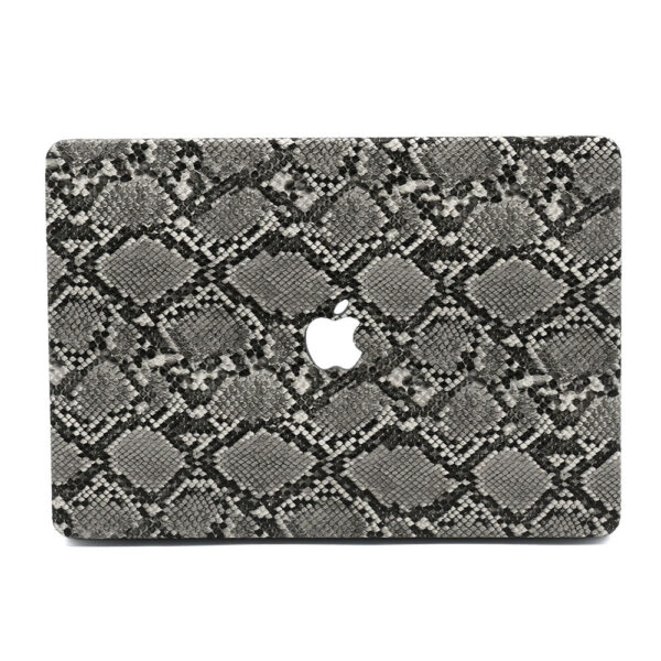 Lunso MacBook Air 13 inch (2010-2017) cover hoes - case - Snake Pattern Grey