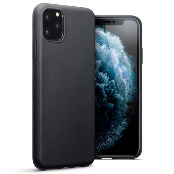 Qubits - Softcase hoes - iPhone 11 Pro Max - Zwart