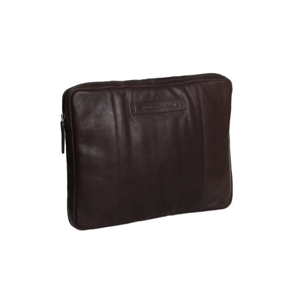 Chesterfield - Glenn lederen laptop sleeve hoes - 15 inch - Bruin