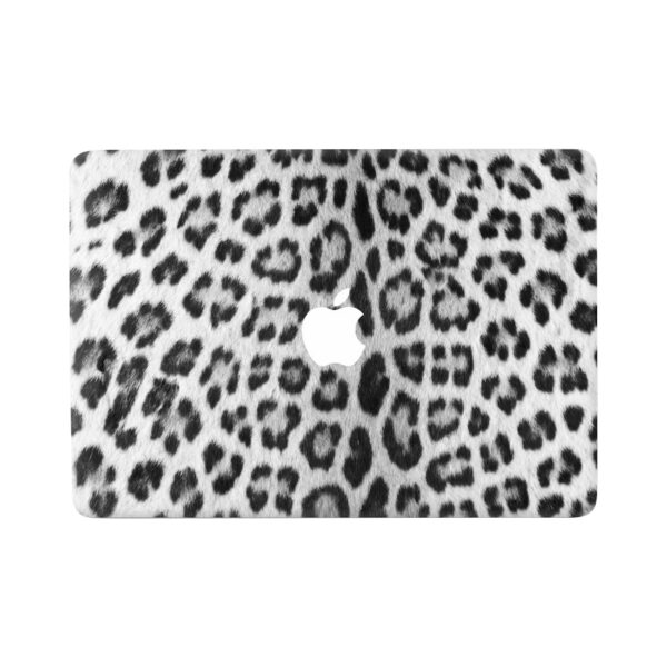 Lunso MacBook Pro 13 inch (2016-2020) vinyl sticker - Leopard White