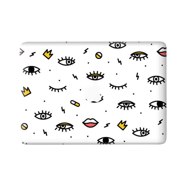 Lunso MacBook Air 13 inch (2018-2020) vinyl sticker - Eyes