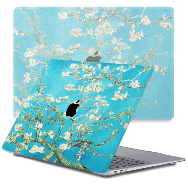 Lunso MacBook Air 13 inch (2018-2019) cover hoes - case - Van Gogh amandelboom