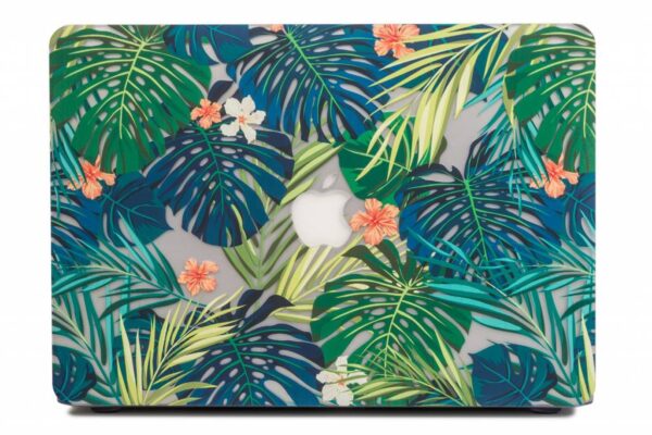 Lunso MacBook Pro 13 inch (2016-2019) cover hoes - case - Tropical leaves
