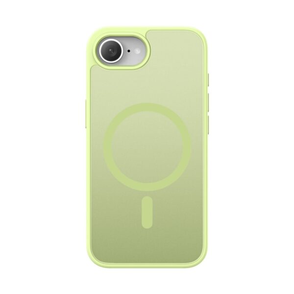 Dux Ducis Yind iPhone 16e hoesje - slanke backcover met MagSafe ondersteuning - Limoen Groen
