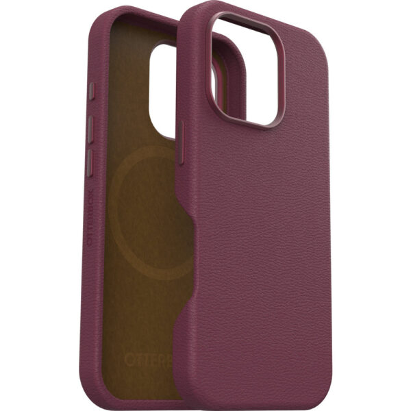 Otterbox Symmetry iPhone 16 Pro Cactus leren hoesje - Magsafe Backcover - Maroon Bells
