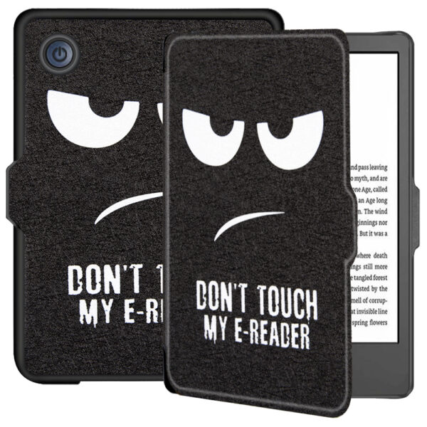 Lunso - Kobo Clara 2E hoes (6 inch) - sleep cover - Don&apos;t Touch