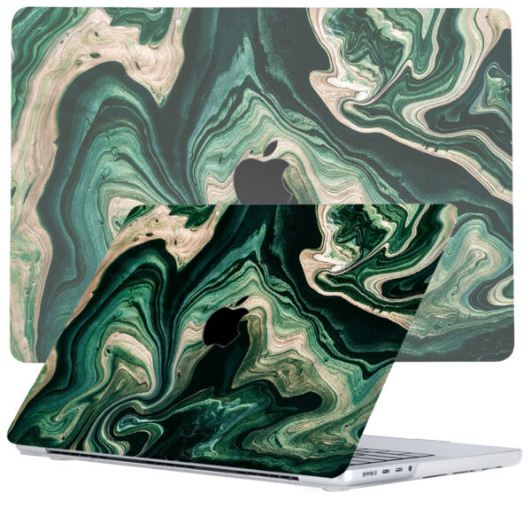 Lunso MacBook Pro 14 inch (2021-2024) cover hoes - case - Peridot Canyon