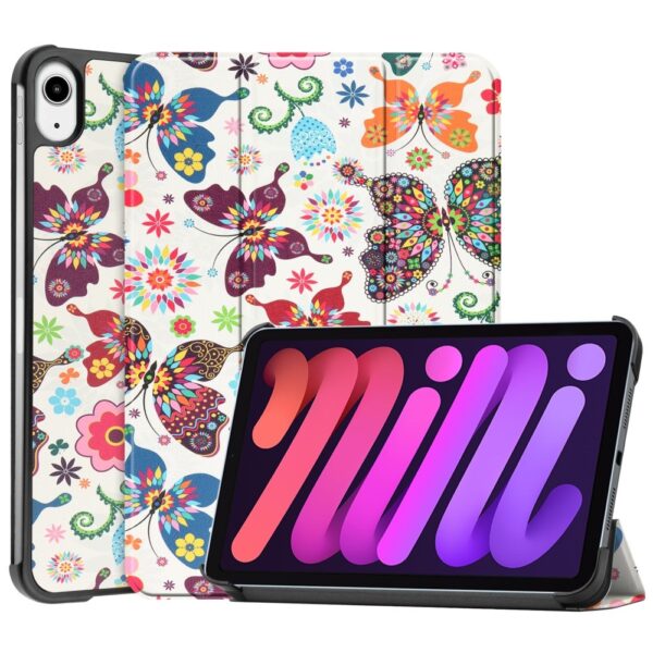 3-Vouw sleepcover hoes - iPad Mini 6 (2021) - Vlinders