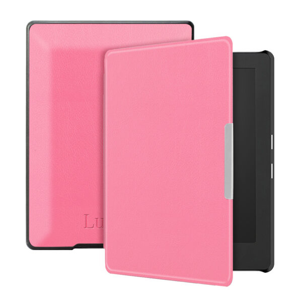 Lunso - Kobo Aura H20 Edition 1 hoes (6.8 inch) - sleep cover - Lichtroze