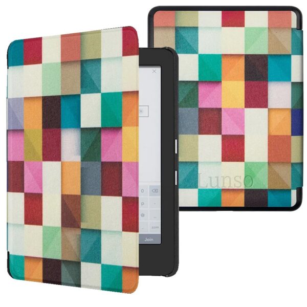 Lunso - Kobo Glo / Glo HD / Touch 2.0 hoes (6 inch) - sleep cover - Blokken