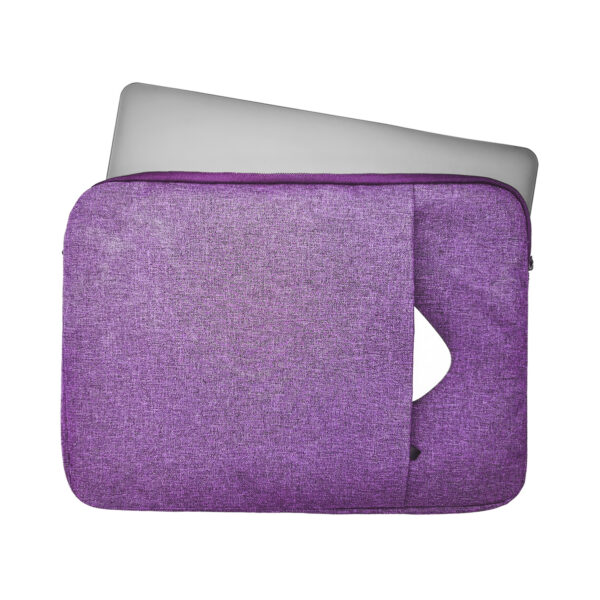 Lunso - Stijlvolle zachte neopreen sleeve hoes 13 inch - Paars