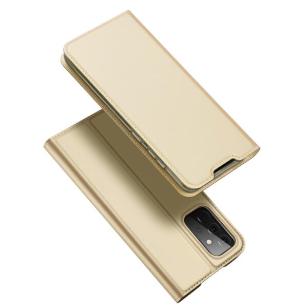 Dux Ducis - Pro Serie Slim wallet hoes -Samsung Galaxy A72 - Goud