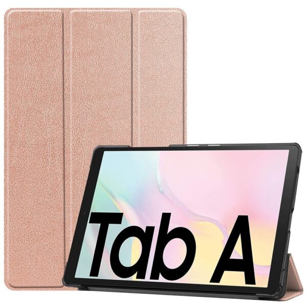 3-Vouw sleepcover hoes - Samsung Galaxy Tab A7 (2020) - Rose Goud
