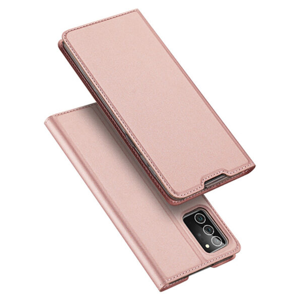 Dux Ducis - pro serie slim wallet hoes - Samsung Galaxy Note 20 - Rose goud