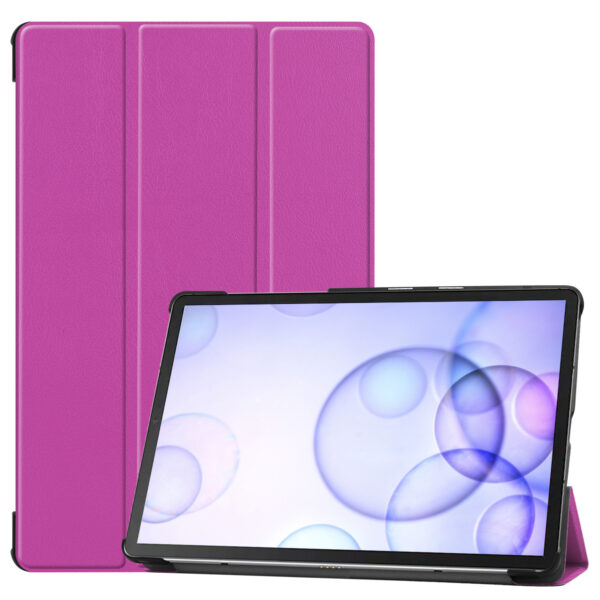 3-Vouw sleepcover hoes - Samsung Galaxy Tab S6 - Paars