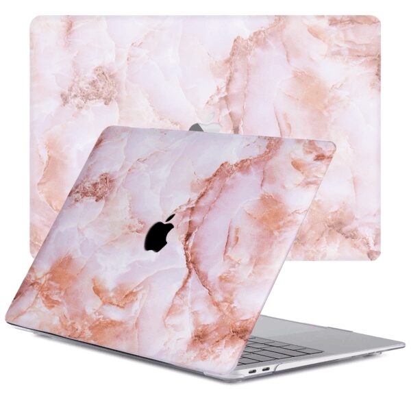 Lunso MacBook Pro 13 inch (2016-2019) cover hoes - case - Marble Finley