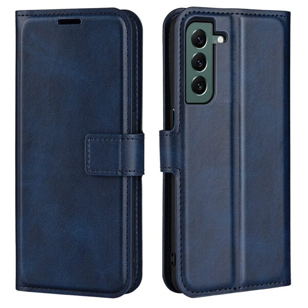 Lunso - Samsung Galaxy S23 Plus - cover bookcase hoes - Blauw