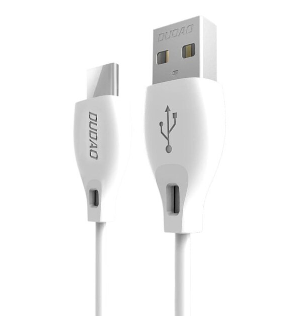 Dudao USB naar USB-C oplader - Oplaadkabel - Datakabel - 1 Meter - Wit