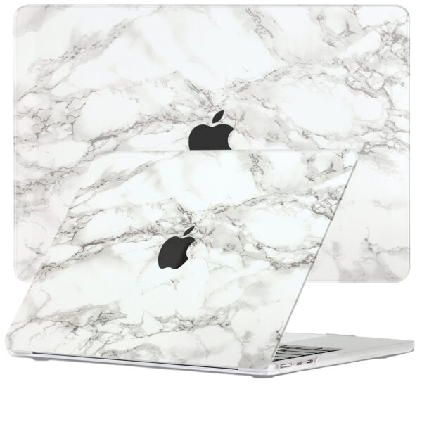 Lunso MacBook Air 13 inch (2022-2025) cover hoes - case - Marble Cosette
