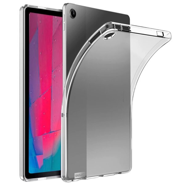 Lunso - Lenovo Tab M10 Gen 3 Plus (3e generatie) - TPU Backcover hoes - Transparant