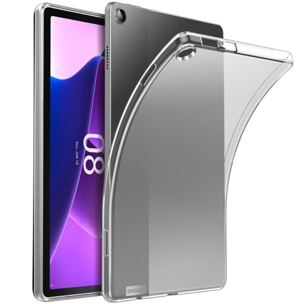 Lunso - Lenovo Tab M10 Gen 3 (3e generatie) - TPU Backcover hoes - Transparant