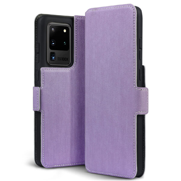 Qubits - slim wallet hoes - Samsung Galaxy S20 Ultra - Paars