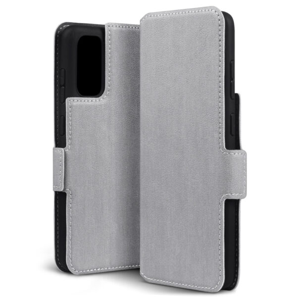 Qubits - slim wallet hoes - Samsung Galaxy S20 - Grijs