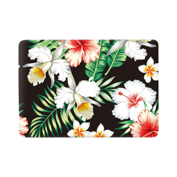Lunso MacBook Pro 13 inch (2016-2020) vinyl sticker - Flower White