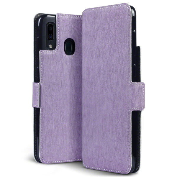 Qubits - slim wallet hoes - Samsung Galaxy A30 - Paars