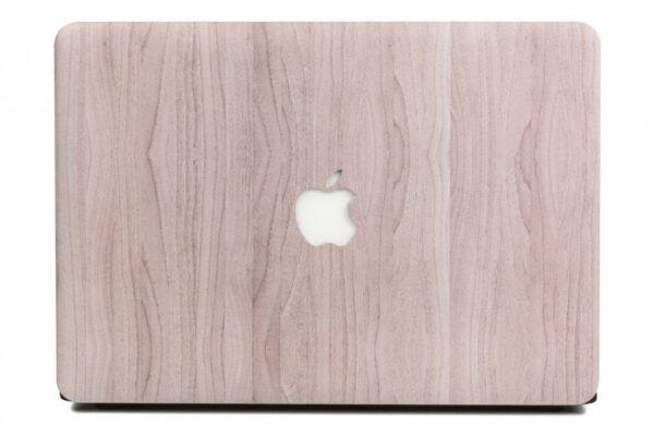Lunso MacBook Pro 15 inch (2016-2020) cover hoes - case - houtlook lichtbruin