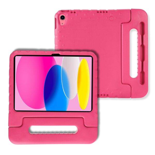 Lunso iPad 11 inch (2025) A16 - EVA Schokbestendige Kinderhoes met handvat - Roze