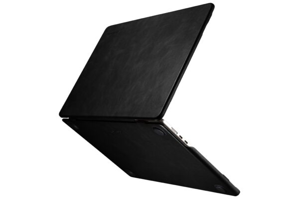 NorthLife MacBook Pro 14 inch (2021-2024) Leren cover hoes - case - Zwart