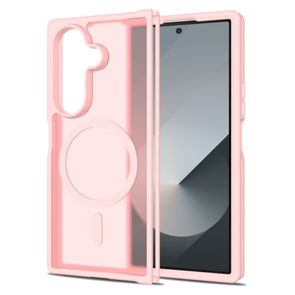 Lunso Samsung Galaxy Z Fold 7 slank backcover hoesje met MagSafe ondersteuning - Roze