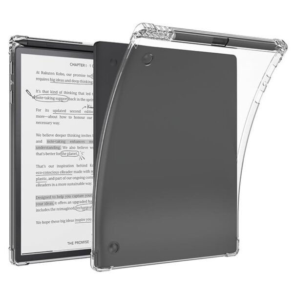 Lunso Kobo Elipsa 2E hoes (10 inch) - TPU Backcover - Transparant