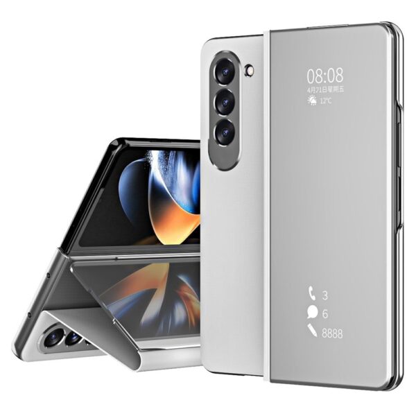 Lunso - Samsung Galaxy Z Fold6 - Window view cover hoes - Zilver