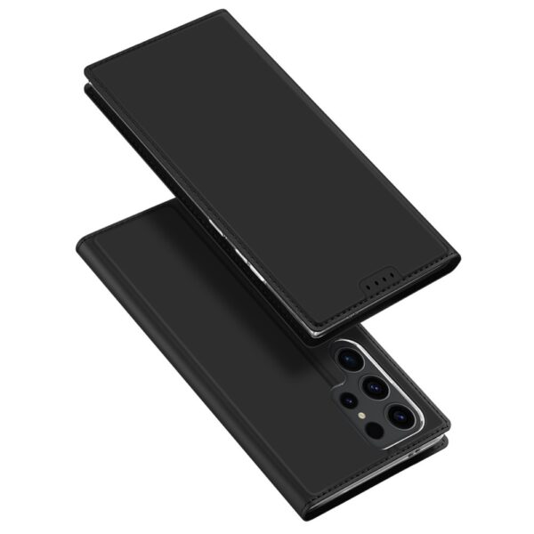 Dux Ducis Samsung Galaxy S24 Ultra - Slim bookcase hoesje - Zwart