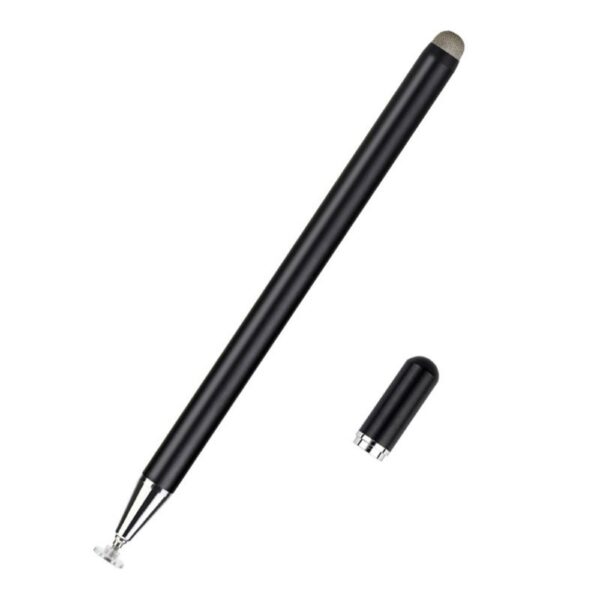 Lunso - 2-in-1 stylus pen - Precisiewerk tot normaal gebruik - Zwart