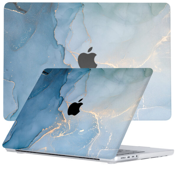Lunso MacBook Pro 16 inch (2021-2024) cover hoes - case - Aciano Azul